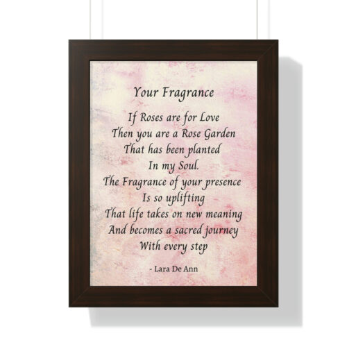 Your Fragrance - framed - mauve - Image 8