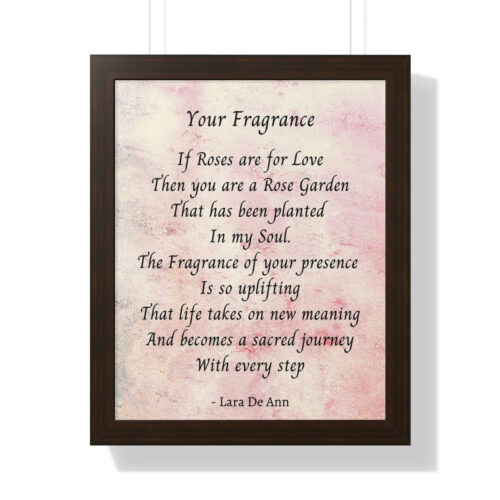Your Fragrance - framed - mauve - Image 13