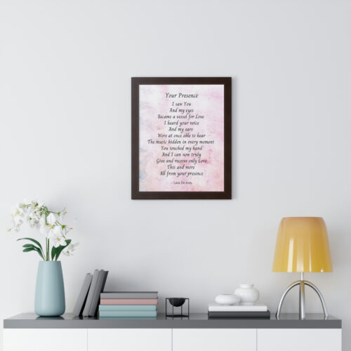 Your Presence - framed - mauve - Image 15