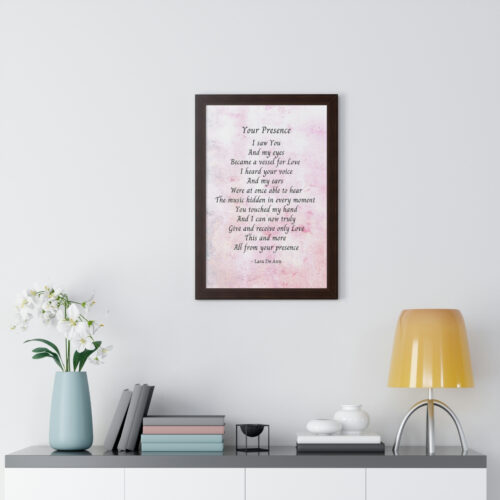 Your Presence - framed - mauve - Image 19