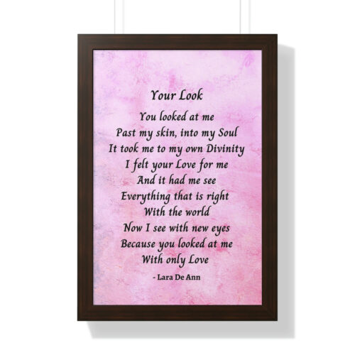 Your Look - framed - mauve - Image 18