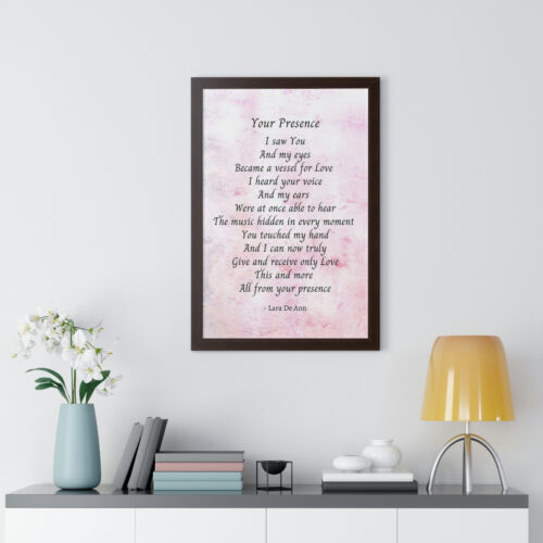 Your Presence - framed - mauve - Image 25