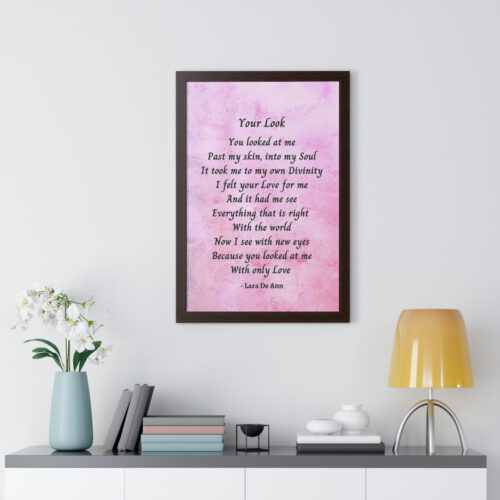 Your Look - framed - mauve - Image 24