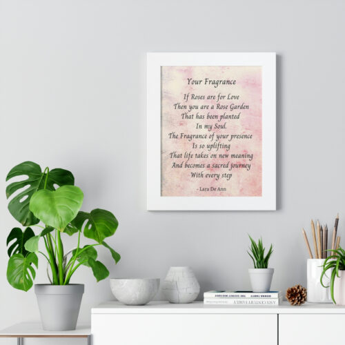 Your Fragrance - framed - mauve - Image 7