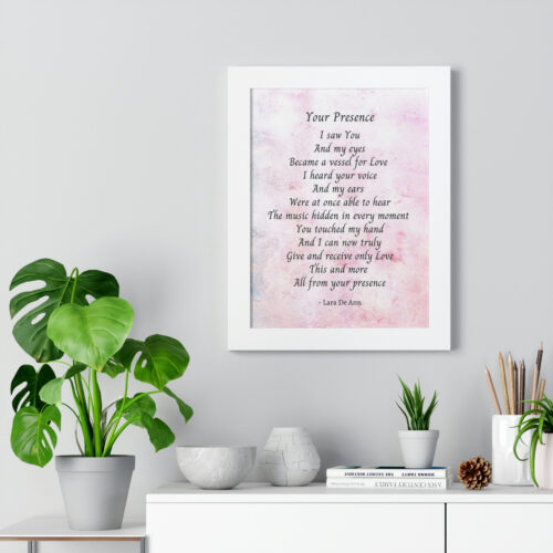 Your Presence - framed - mauve - Image 12