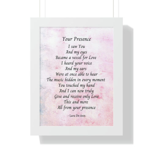 Your Presence - framed - mauve - Image 11