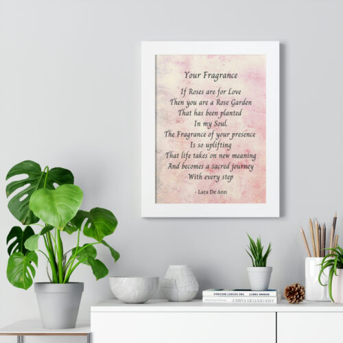 Your Fragrance - framed - mauve - Image 11