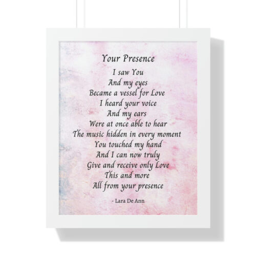 Your Presence - framed - mauve - Image 16