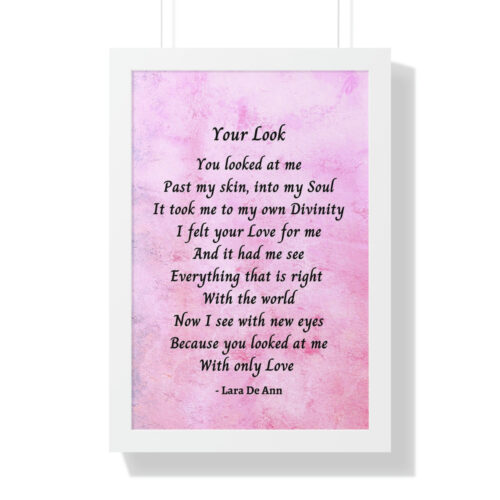 Your Look - framed - mauve - Image 19