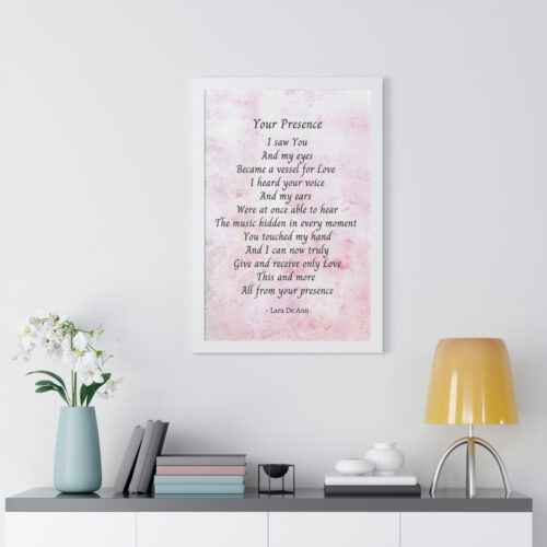 Your Presence - framed - mauve - Image 28