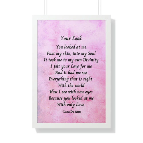 Your Look - framed - mauve - Image 26