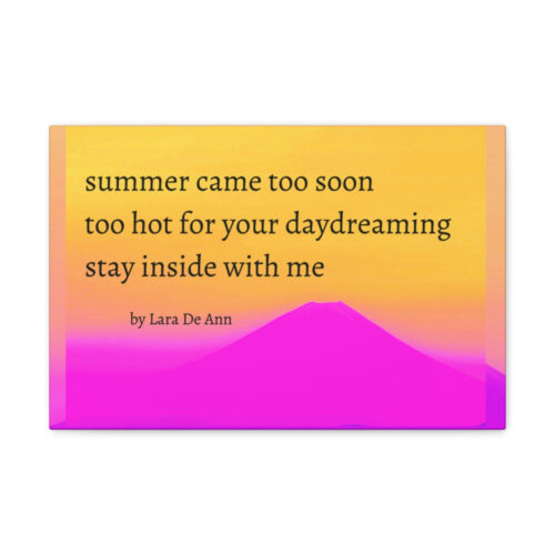 Summer - canvas - overlay - black letters - Image 4