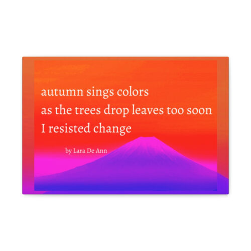 Autumn - canvas - overlay - white letters - Image 4