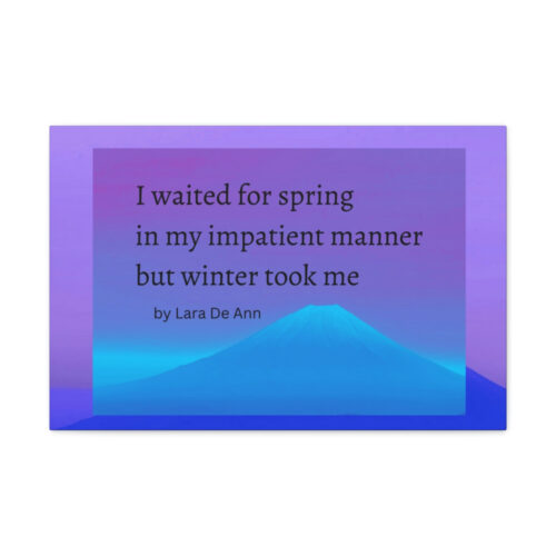 Winter - canvas - overlay - black letters - Image 21