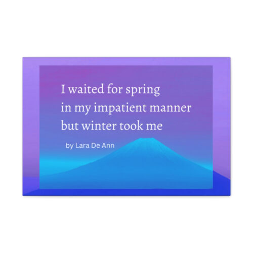 Winter - canvas - overlay - white letters - Image 22