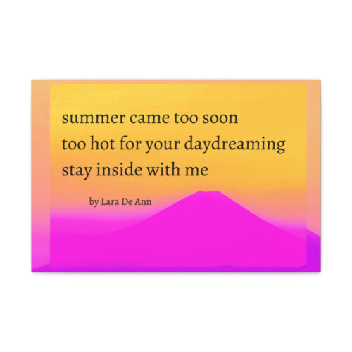 Summer - canvas - overlay - black letters - Image 22