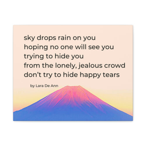 Happy Tears - canvas - natural - Image 2