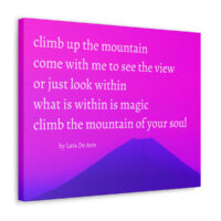 Climb Up - canvas - pink