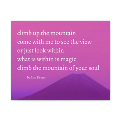 Climb Up - canvas - mauve - Image 2