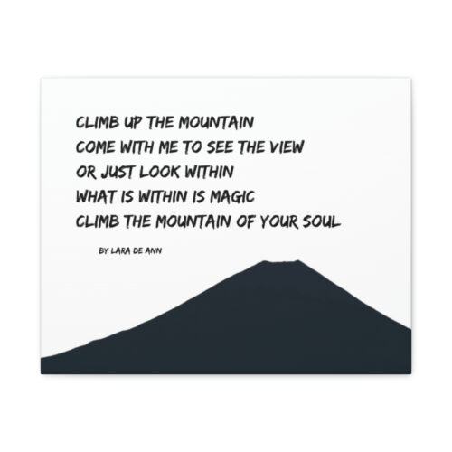 Climb Up - canvas - b & w - Image 2