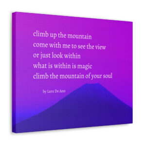 Climb Up - canvas - purple