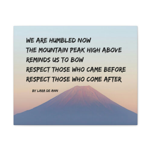 Respect - tanka - canvas - natural - Image 2