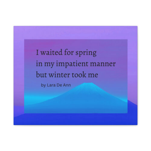 Winter - canvas - overlay - black letters - Image 7