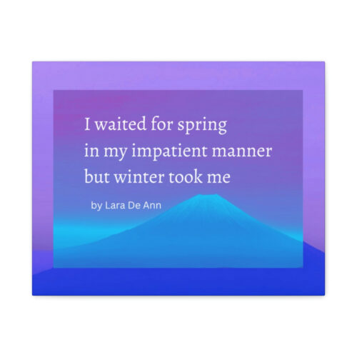 Winter - canvas - overlay - white letters - Image 7