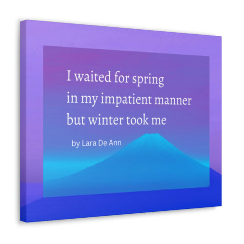 Winter - canvas - overlay - white letters - Image 8