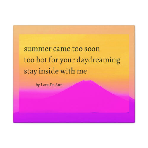 Summer - canvas - overlay - black letters - Image 7