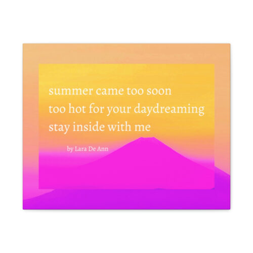 Summer - canvas - overlay - white letters - Image 7