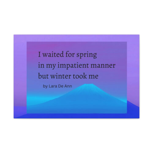 Winter - canvas - overlay - black letters - Image 26