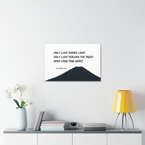 Only Love - canvas - b & w - Image 6