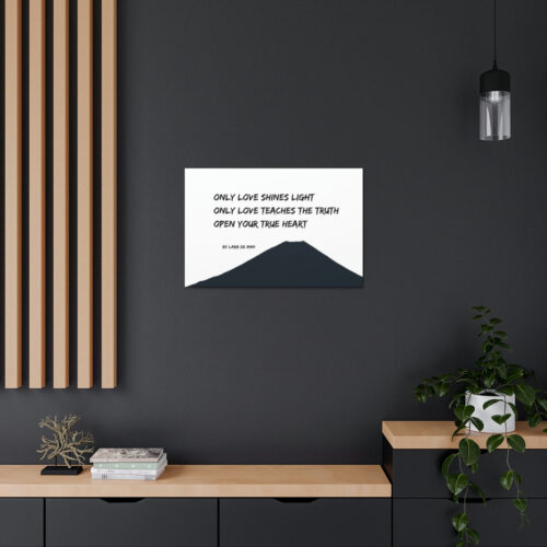 Only Love - canvas - b & w - Image 7