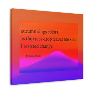 Autumn - canvas - overlay - black letters
