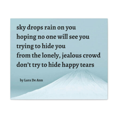 Happy Tears - canvas - snow - Image 15