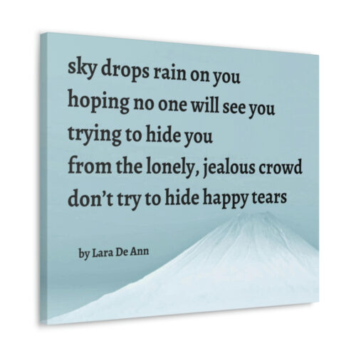 Happy Tears - canvas - snow - Image 16