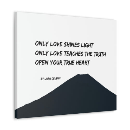 Only Love - canvas - b & w - Image 3