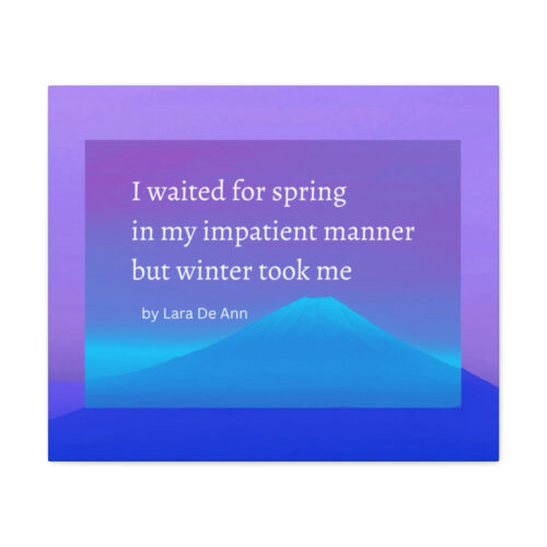 Winter - canvas - overlay - white letters - Image 25