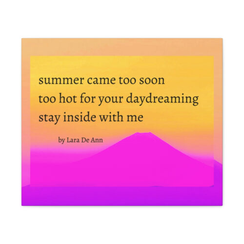 Summer - canvas - overlay - black letters - Image 24