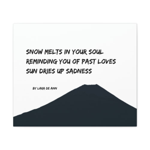 Sun Dries up Sadness - canvas - b & w - Image 12