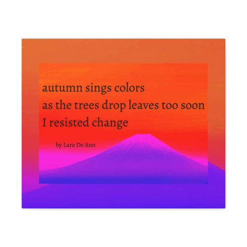 Autumn - canvas - overlay - black letters - Image 2