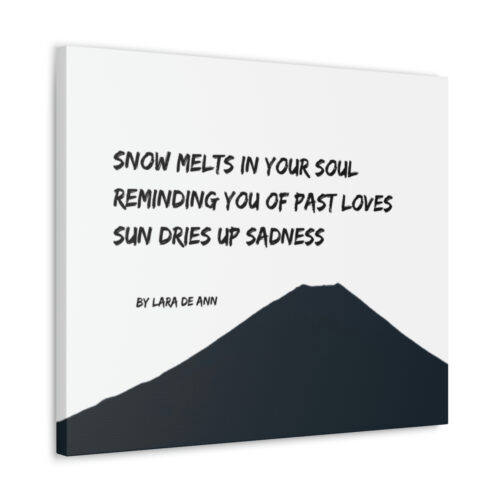 Sun Dries up Sadness - canvas - b & w - Image 13