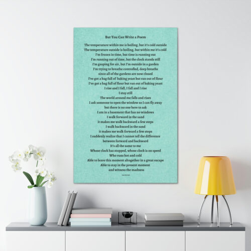 But You Can Write a Poem - canvas - green - Image 7
