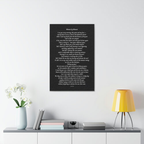 Moment by Moment - canvas - black - Image 7