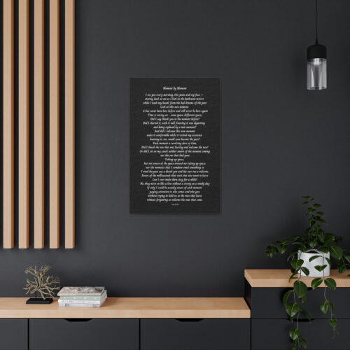 Moment by Moment - canvas - black - Image 6