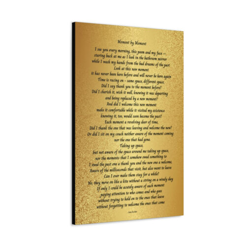 Moment by Moment - canvas - gold - Image 6