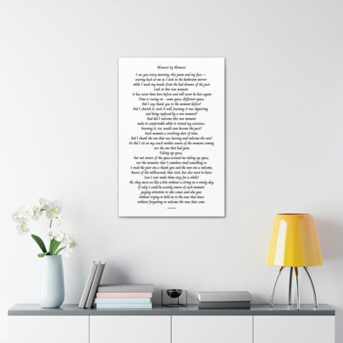 Moment by Moment - canvas -  white - Image 8