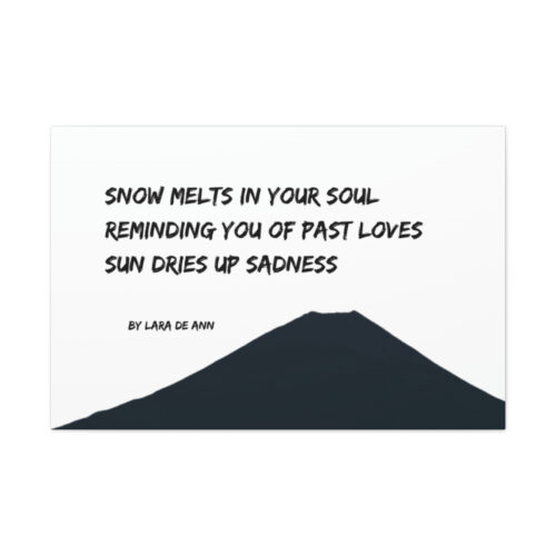 Sun Dries up Sadness - canvas - b & w - Image 14