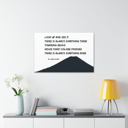 Look Up - tanka - canvas - b & w - Image 12